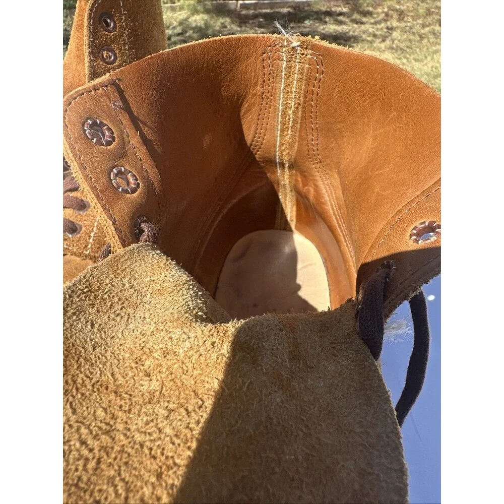 Men’s Snuff Suede Indiana Jones Chukka Ankle Boots Vintage Brown WW2 Boondock 15